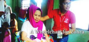 Marawi Crisis Zohra Wheelchair