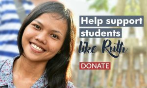 back to school scholar ruth gadoa smiling